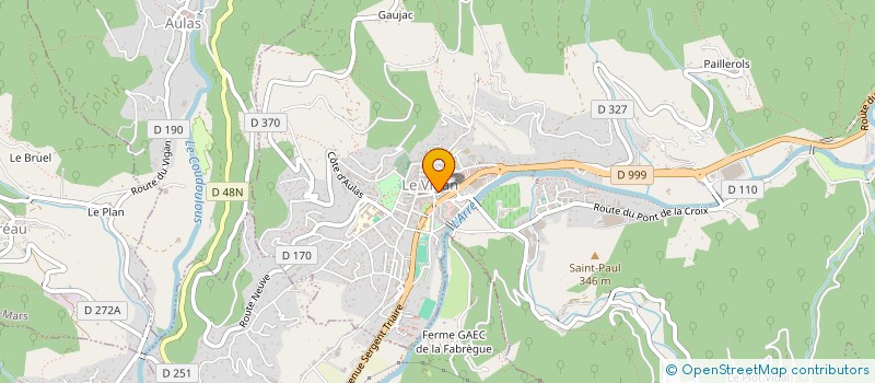 localisation de l'entreprise INDIVISION LE VIGAN  LE VIGAN