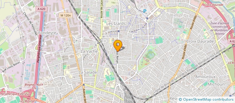 localisation de l'entreprise INDIVISION LE VOURC'H / CUSSERNE à TOULOUSE