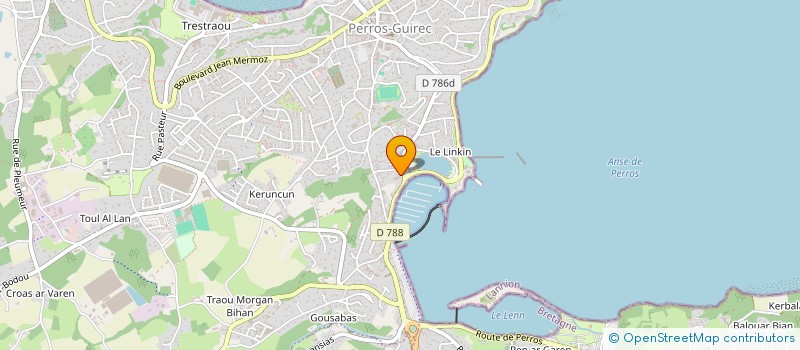 localisation de l'entreprise INDIVISION LEAUSTIC  PERROS-GUIREC