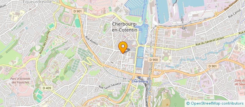 localisation de l'entreprise INDIVISION LEBAS-FAUTRAT  CHERBOURG-EN-COTENTIN