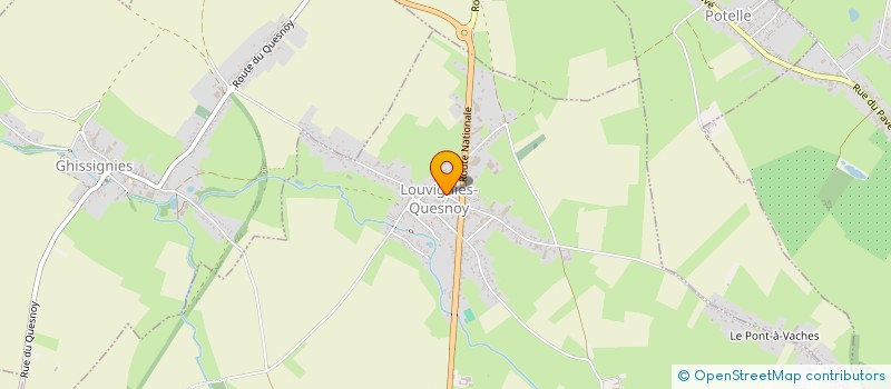 localisation de l'entreprise INDIVISION LEBEAU BOURGEOIS à LOUVIGNIES-QUESNOY