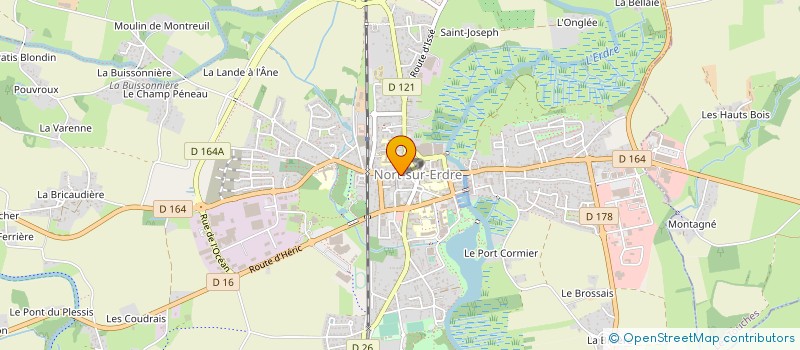 localisation de l'entreprise INDIVISION LEBERT ALBAN ET LEBERT MELANIE  NORT-SUR-ERDRE