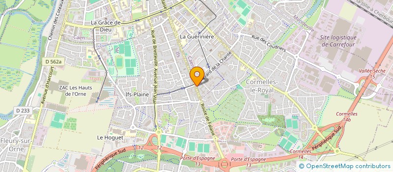 localisation de l'entreprise INDIVISION LEBIGRE à CAEN
