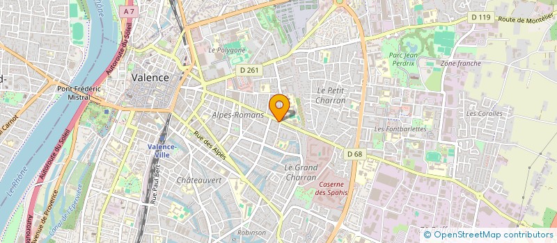 localisation de l'entreprise INDIVISION LEBLANC-RUIZ à VALENCE