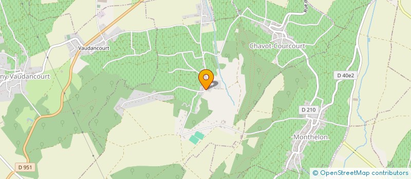 localisation de l'entreprise INDIVISION LEBLOND  CHAVOT-COURCOURT