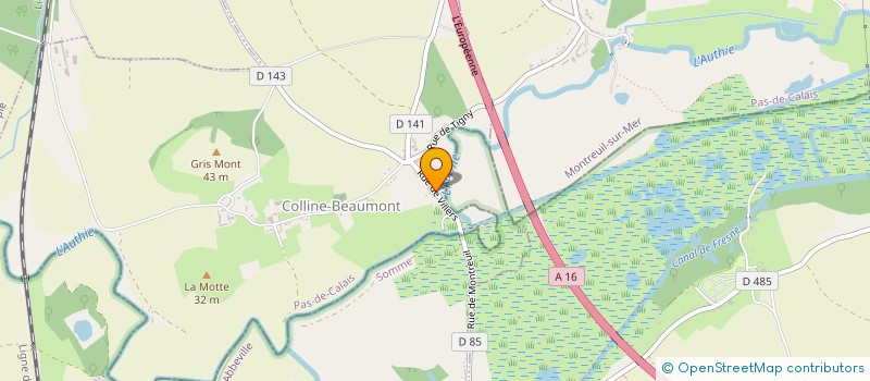 localisation de l'entreprise INDIVISION LEBORGNE - CARVALHO  COLLINE-BEAUMONT