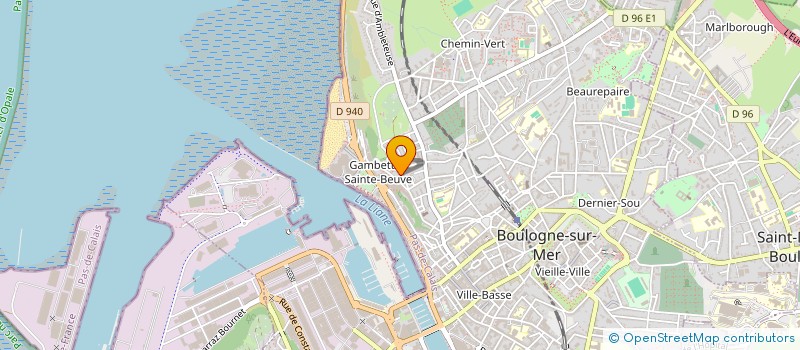 localisation de l'entreprise INDIVISION LEBORGNE-MOTYLINSKA à BOULOGNE-SUR-MER