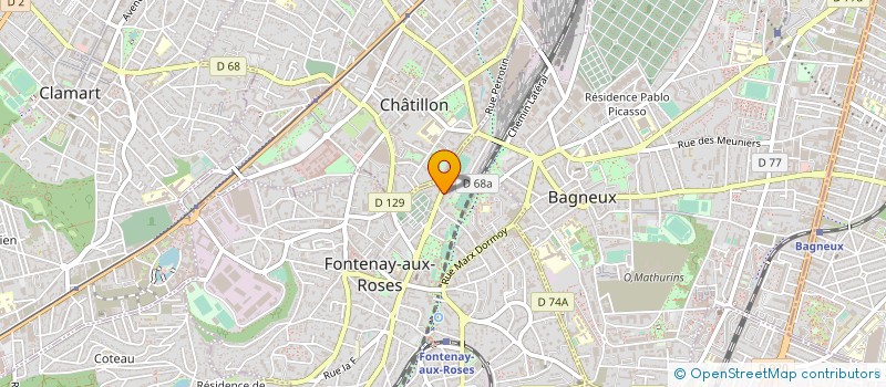 localisation de l'entreprise INDIVISION LEBOURG / ARDEOIS à FONTENAY-AUX-ROSES