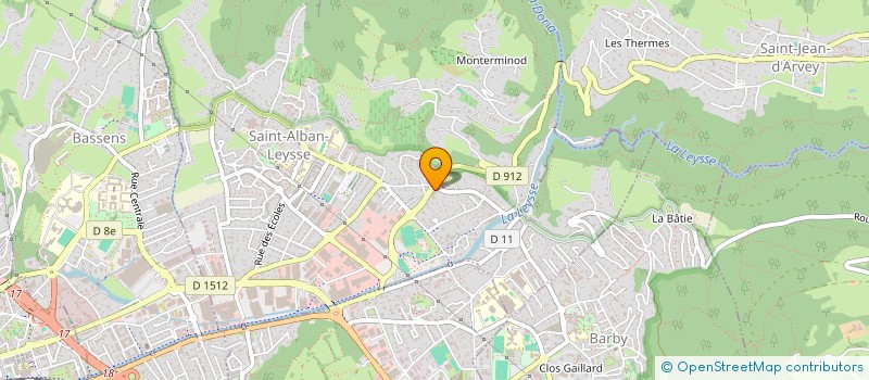 localisation de l'entreprise INDIVISION LEBRETON BENEDETTO  LES DESERTS