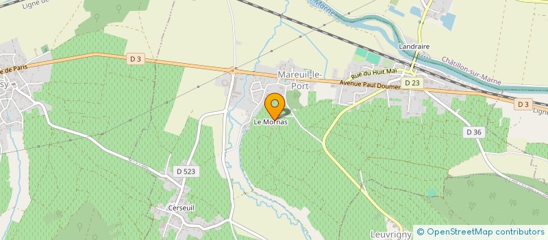 localisation de l'entreprise INDIVISION LECART BOUSSELET  MAREUIL-LE-PORT