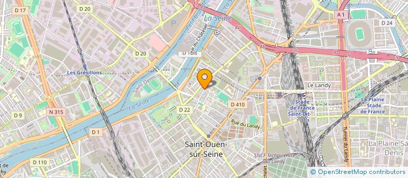 localisation de l'entreprise INDIVISION LECERF à SAINT-OUEN-SUR-SEINE
