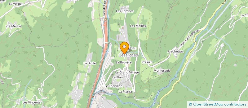 localisation de l'entreprise INDIVISION LECHAT JM & BERLAND MP  PLANCHERINE