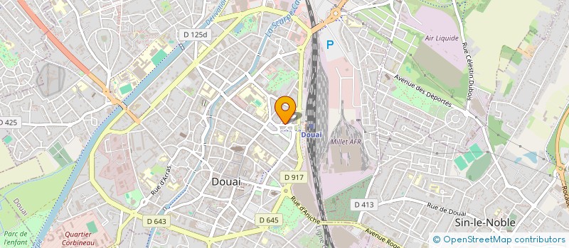 localisation de l'entreprise INDIVISION LECLERC à DOUAI