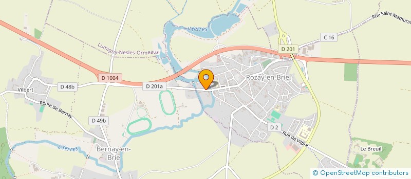 localisation de l'entreprise INDIVISION LECLERC  BERNAY-VILBERT