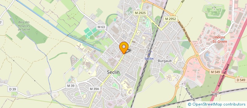 localisation de l'entreprise INDIVISION LECLERCQ à SECLIN