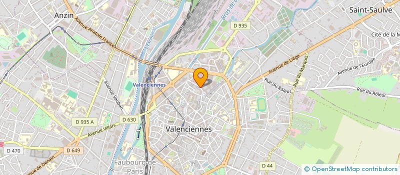 localisation de l'entreprise INDIVISION LECLERCQ DILLIES à VALENCIENNES