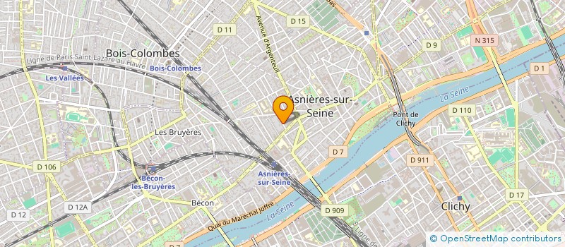 localisation de l'entreprise INDIVISION LECLERE  ASNIERES-SUR-SEINE