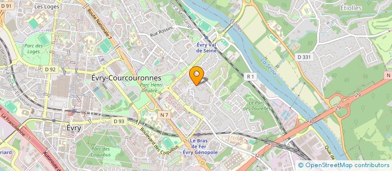 localisation de l'entreprise INDIVISION LECLUSE-LAFROGNE à EVRY-COURCOURONNES