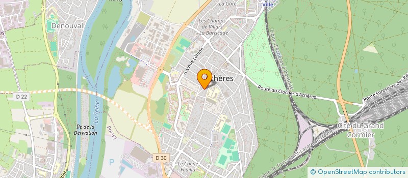 localisation de l'entreprise INDIVISION LECOEUR - HILLAIRET  ACHERES