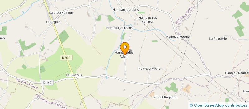 localisation de l'entreprise INDIVISION LECONTE  BRICQUEBEC-EN-COTENTIN