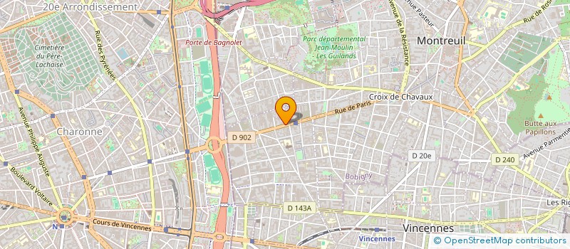 localisation de l'entreprise INDIVISION LECONTE  MONTREUIL
