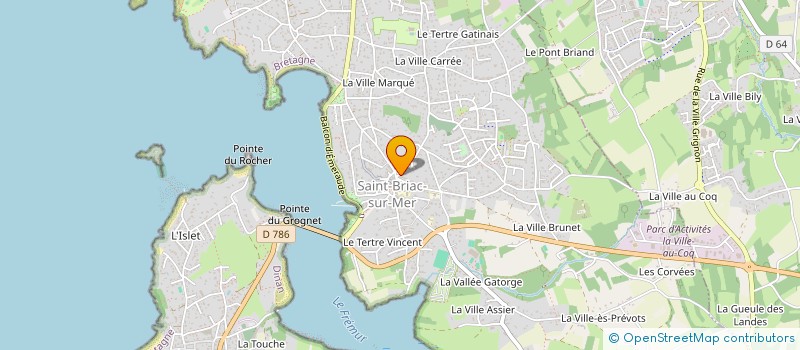 localisation de l'entreprise INDIVISION LECOQ  SAINT-BRIAC-SUR-MER