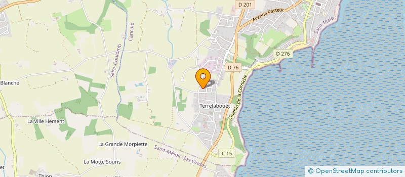 localisation de l'entreprise INDIVISION LECOQ ISABELLE ET MORILLON STEPHANE  CANCALE