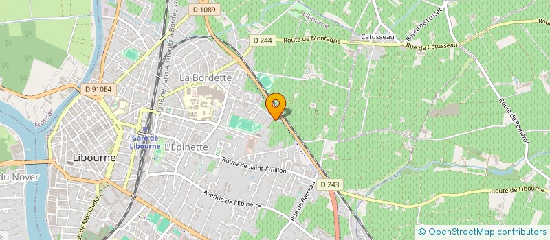 localisation de l'entreprise INDIVISION LECORNU MARIOU  LIBOURNE