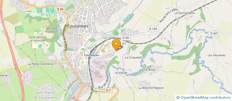 localisation de l'entreprise INDIVISION LEDAIN - COATELANT  COUTANCES