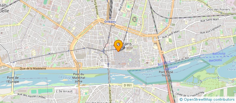 localisation de l'entreprise INDIVISION LEDOUX PERICAT à ORLEANS