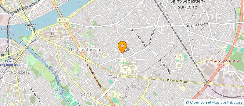 localisation de l'entreprise INDIVISION LEDROIT  SAINT-SEBASTIEN-SUR-LOIRE