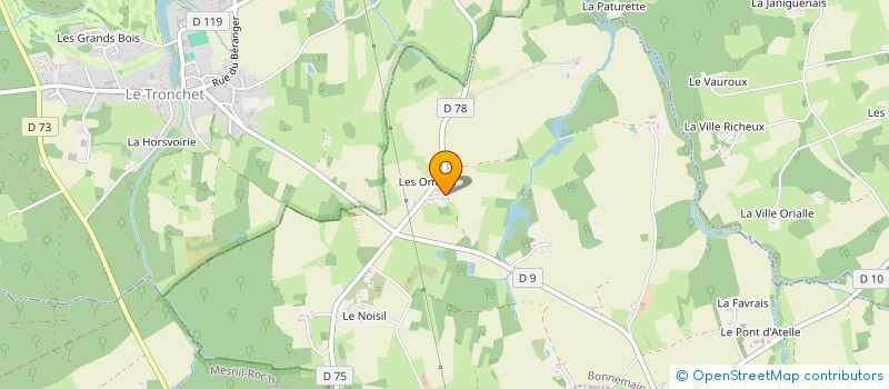 localisation de l'entreprise INDIVISION LEDUC GUILLAUME - COS LAETITIA  BONNEMAIN