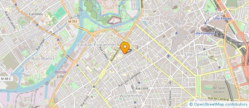 localisation de l'entreprise INDIVISION LEFEBVRE à LILLE