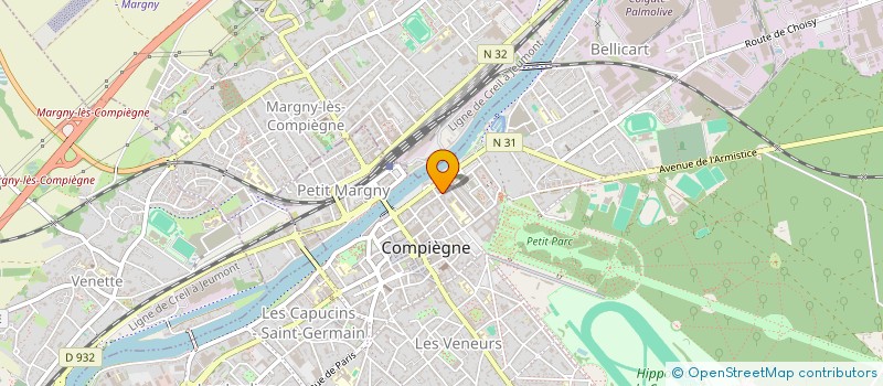 localisation de l'entreprise INDIVISION LEFEBVRE ALIX  COMPIEGNE