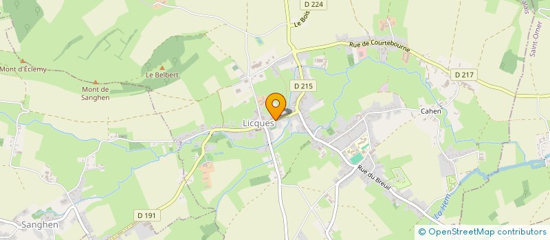 localisation de l'entreprise INDIVISION LEFEBVRE ET DE LATTAIGNANT  LICQUES