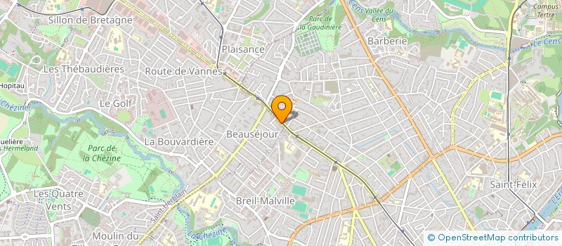 localisation de l'entreprise INDIVISION LEFEBVRE ET GLASSON  SAINT-HERBLAIN