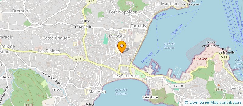 localisation de l'entreprise INDIVISION LEFEBVRE & GIUDICELLI  LA SEYNE-SUR-MER