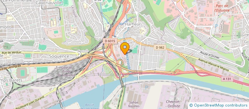 localisation de l'entreprise INDIVISION LEFEBVRE MARIE CAROLINE  HARFLEUR