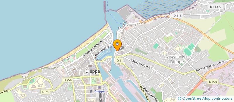 localisation de l'entreprise INDIVISION LEFEBVRE PIRES  DIEPPE