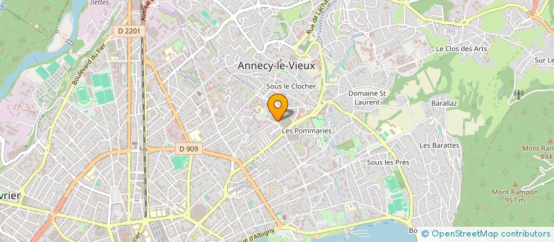 localisation de l'entreprise INDIVISION LEFEBVRE-SURDEAU à ANNECY