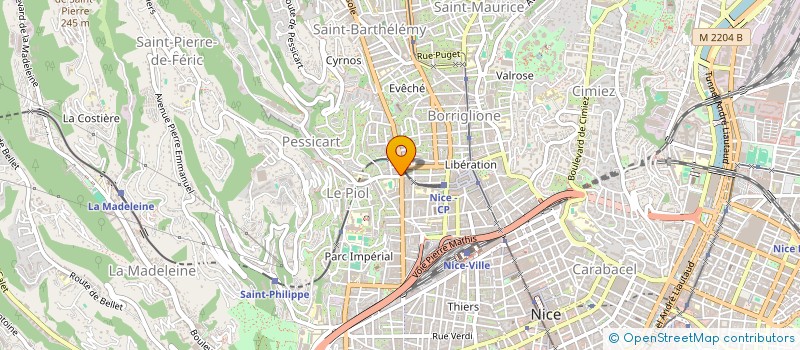 localisation de l'entreprise INDIVISION LEFEBVRE - WONG à NICE