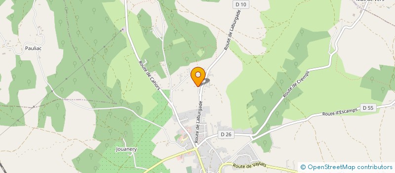 localisation de l'entreprise INDIVISION LEFEU  LALBENQUE