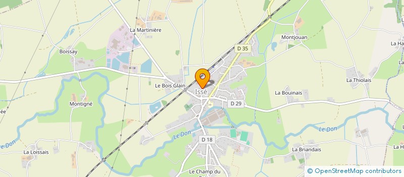localisation de l'entreprise INDIVISION LEFEUVRE à ISSE