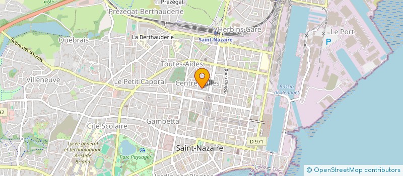 localisation de l'entreprise INDIVISION LEFEUVRE  SAINT-NAZAIRE