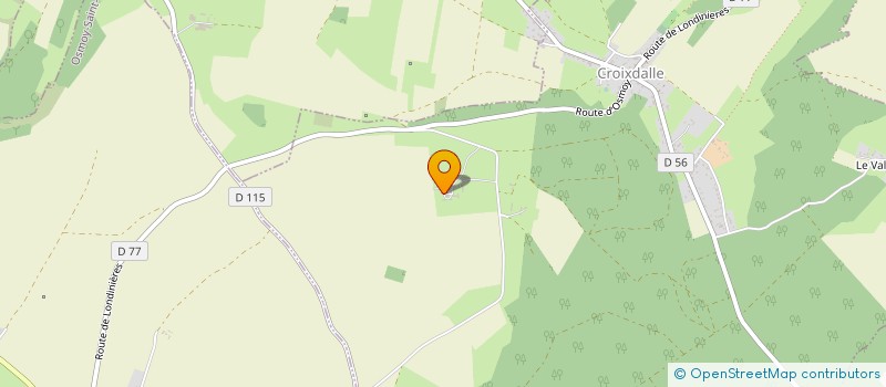 localisation de l'entreprise INDIVISION LEFORT DROUFFE  CROIXDALLE