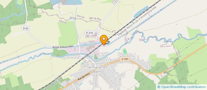 localisation de l'entreprise INDIVISION LEFRANCOIS MARTIN  SERMAIZE-LES-BAINS