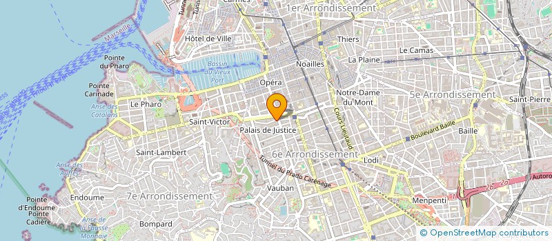 localisation de l'entreprise INDIVISION LEFRERE-RAJEDADRAM  MARSEILLE