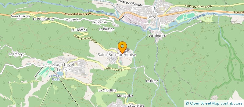 localisation de l'entreprise INDIVISION LEGENDRE à COURCHEVEL