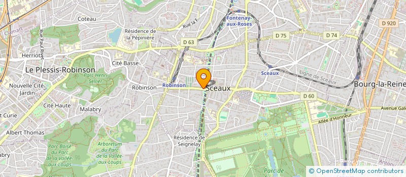 localisation de l'entreprise INDIVISION LEGENDRE à SCEAUX