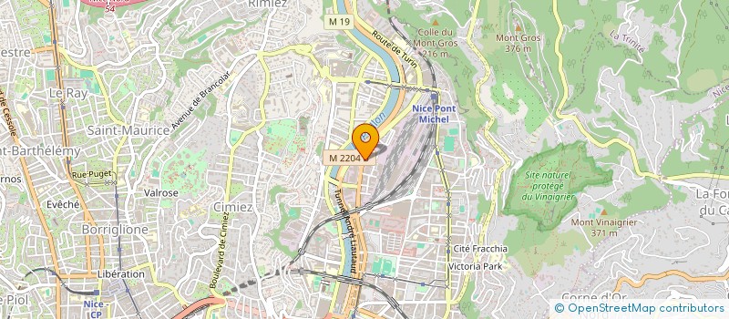 localisation de l'entreprise INDIVISION LEGENDRE STEPHANE ET GARINO SYLVIA à NICE
